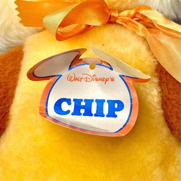 Vintage 1970’s Walt Disney Chip And Dale Plush Chipmunks RARE - Picture 7 of 9